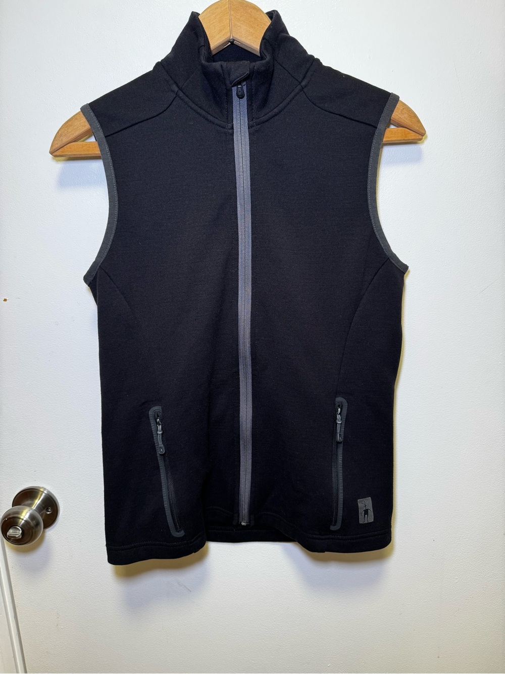 Smartwool Black Sleeveless Zip Vest